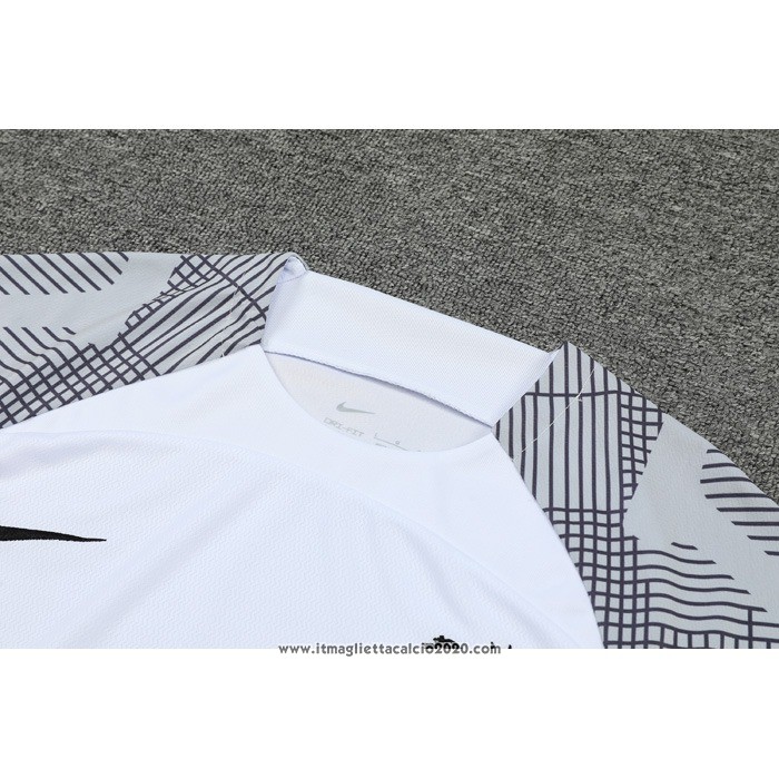 Tuta da Track Liverpool Manica Corta 2022 2023 Bianco - Pantalon Corto